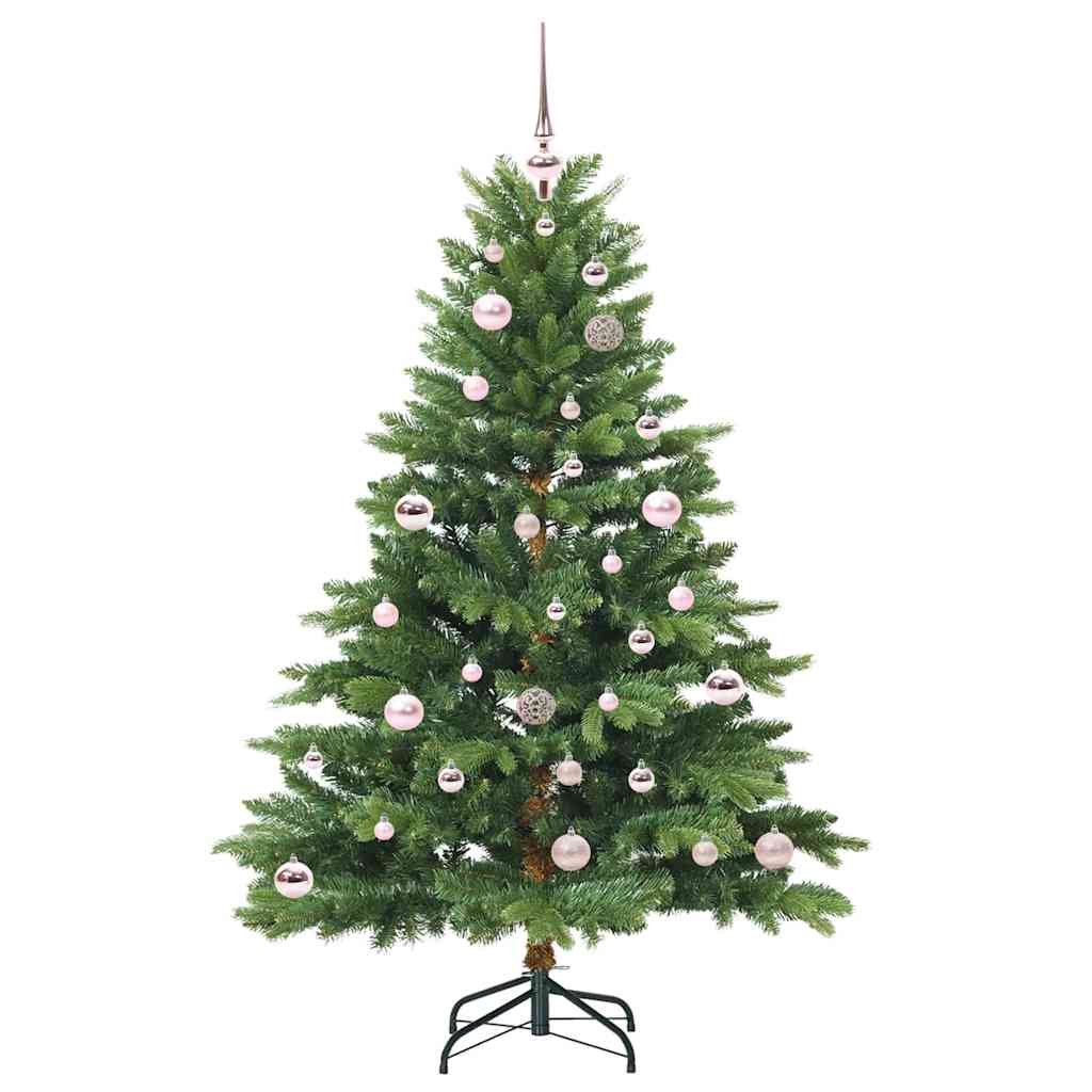 vidaXL Artificial Christmas Tree with 150 LEDs Green 150 cm PE and PVC - 51585