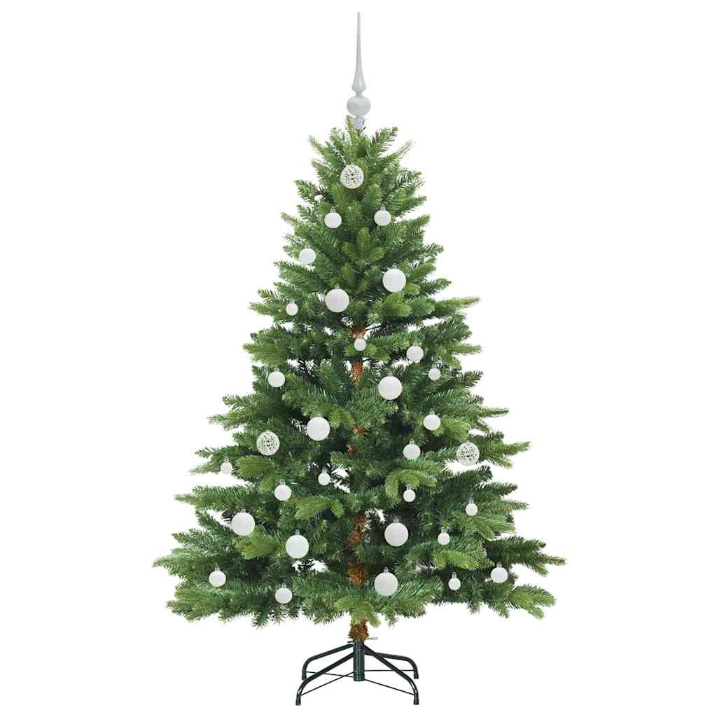 vidaXL Artificial Christmas Tree with 150 LEDs Green 150 cm PE and PVC - 51594