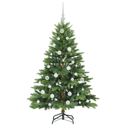 vidaXL Artificial Christmas Tree with 150 LEDs Green 150 cm PE and PVC - 51594