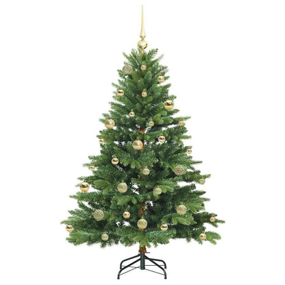 vidaXL Artificial Christmas Tree with 150 LEDs Green 150 cm PE and PVC - 51595