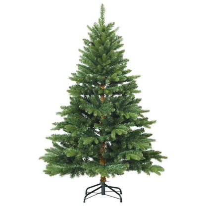 vidaXL Artificial Christmas Tree with 150 LEDs Green 150 cm PE and PVC - 51596