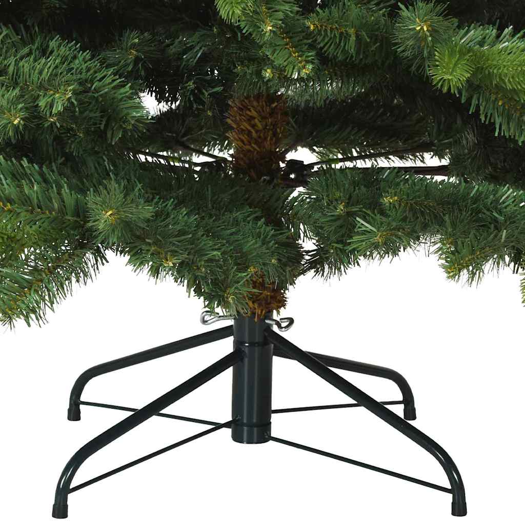 vidaXL Artificial Christmas Tree with 300 LEDs Green 180 cm PE and PVC - 51660