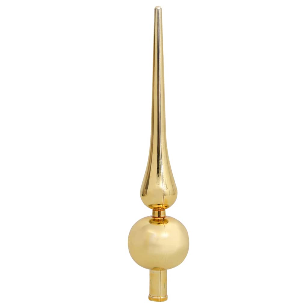 vidaXL Artificial Christmas Tree with 300 LEDs Green 210 cm PE and PVC - 51665