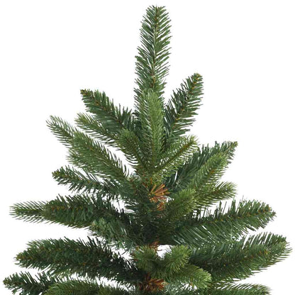 vidaXL Artificial Christmas Tree with 300 LEDs Green 210 cm PE and PVC - 51683