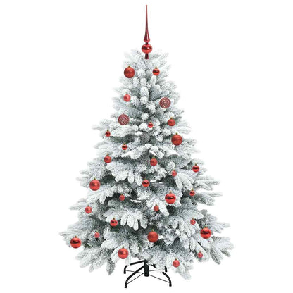 vidaXL Artificial Christmas Tree with 150 LEDs White 150 cm PE and PVC - 51702
