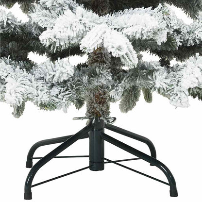 vidaXL Artificial Christmas Tree with 150 LEDs White 150 cm PE and PVC - 51712