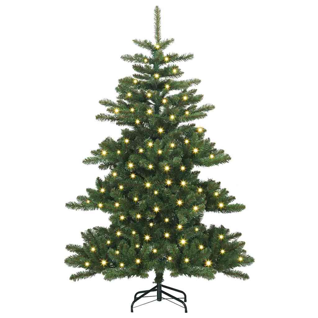 vidaXL Artificial Hinged Christmas Tree Green 150 cm PVC and Steel - 51785