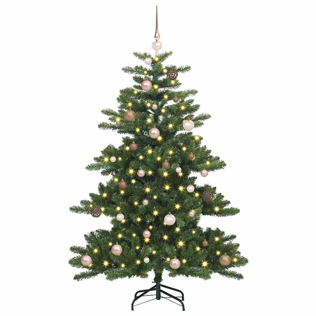vidaXL Artificial Hinged Christmas Tree Green 150 cm PVC and Steel - 51786