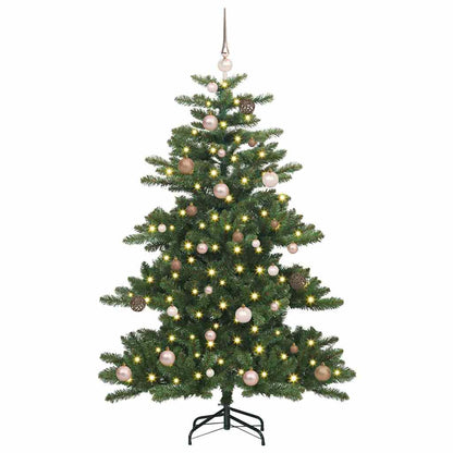 vidaXL Artificial Hinged Christmas Tree Green 150 cm PVC and Steel - 51786