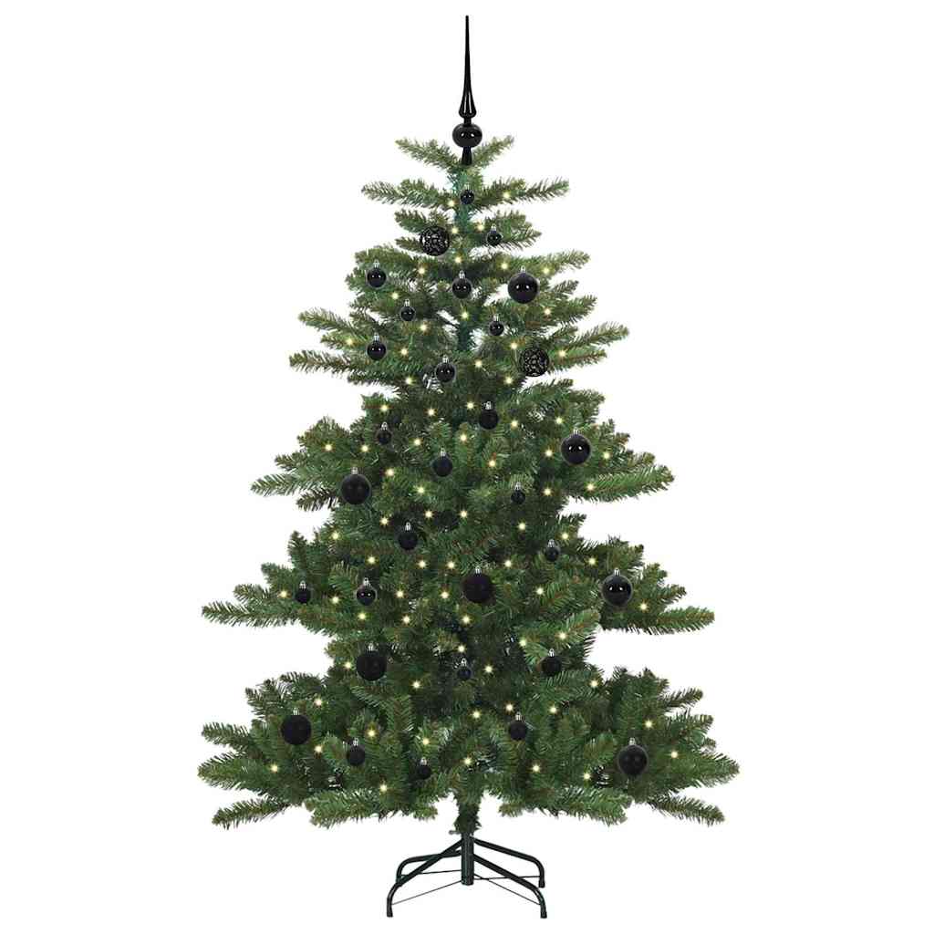 vidaXL Artificial Hinged Christmas Tree Green 150 cm PVC and Steel - 51788