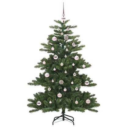 vidaXL Artificial Hinged Christmas Tree Green 150 cm PVC and Steel - 51791