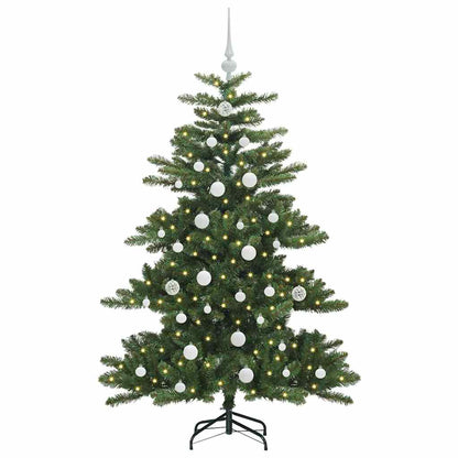 vidaXL Artificial Hinged Christmas Tree Green 150 cm PVC and Steel - 51795
