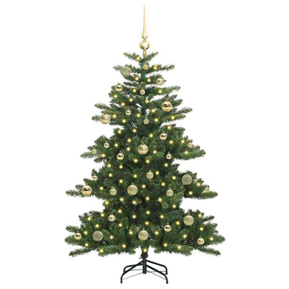 vidaXL Artificial Hinged Christmas Tree Green 150 cm PVC and Steel - 51799