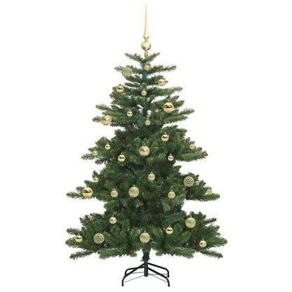 vidaXL Artificial Hinged Christmas Tree Green 150 cm PVC and Steel - 51799