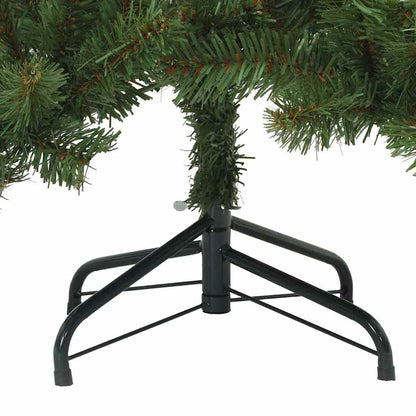 vidaXL Artificial Hinged Christmas Tree Green 150 cm PVC and Steel - 51806