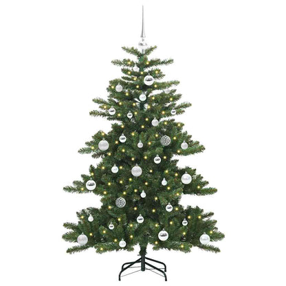 vidaXL Artificial Hinged Christmas Tree Green 150 cm PVC and Steel - 51806