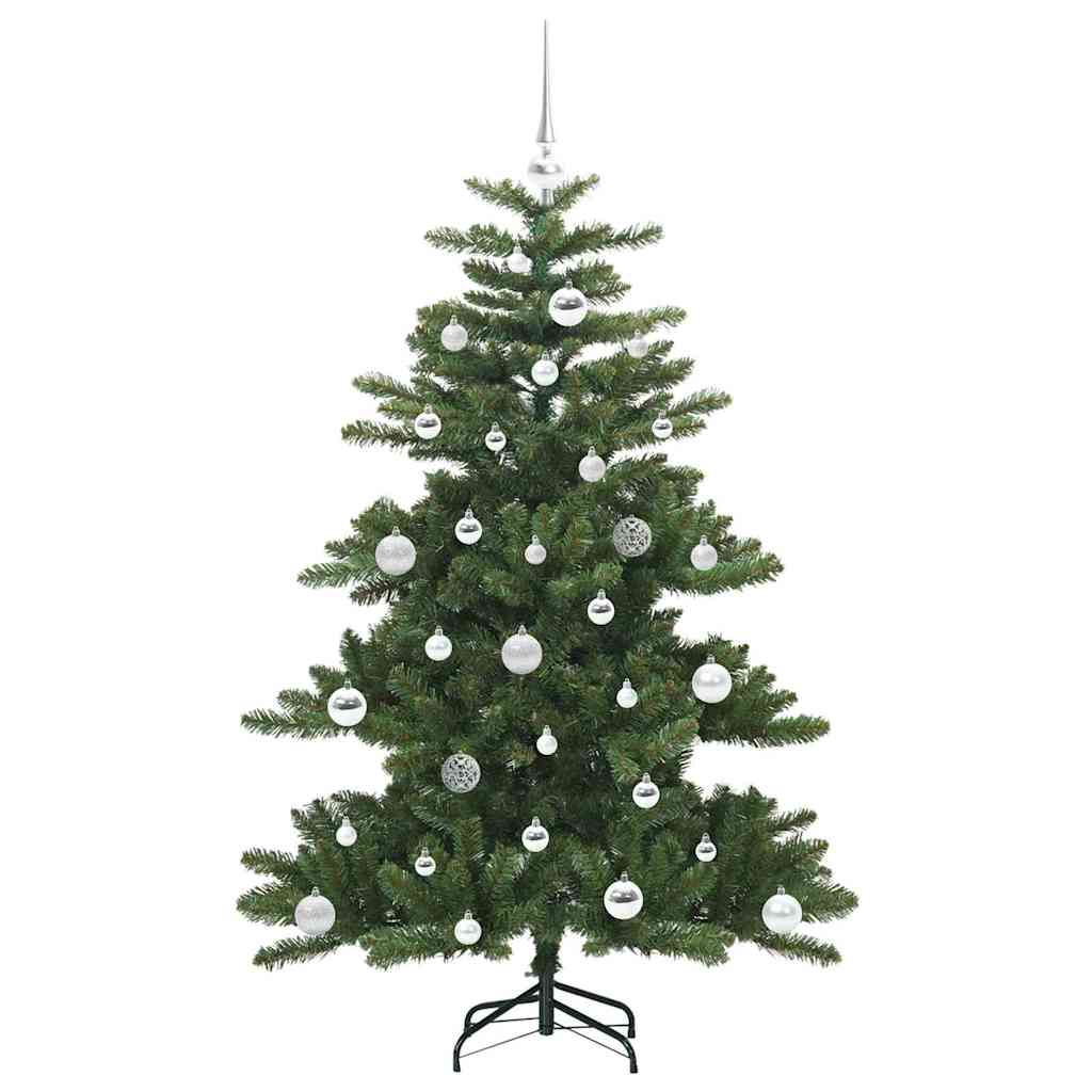 vidaXL Artificial Hinged Christmas Tree Green 150 cm PVC and Steel - 51806