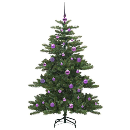 vidaXL Artificial Hinged Christmas Tree Green 150 cm PVC and Steel - 51808