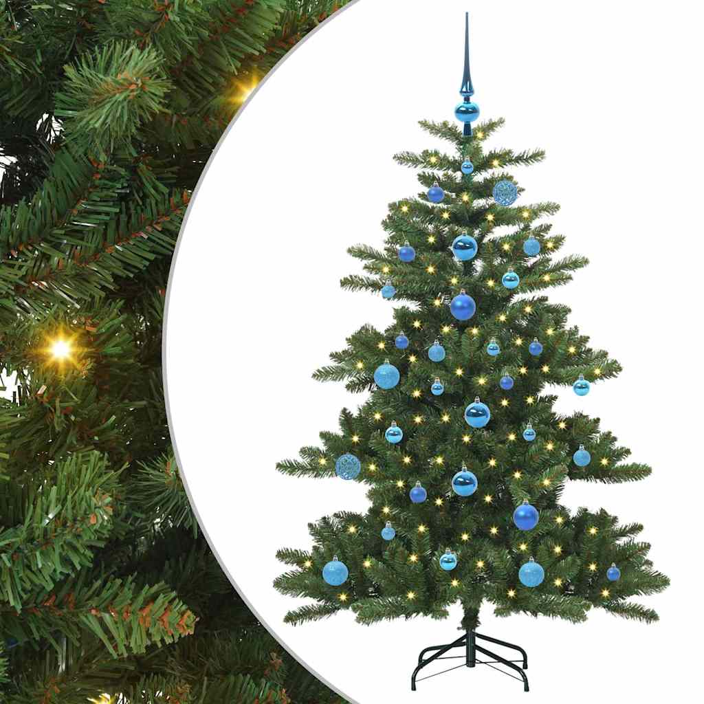 vidaXL Artificial Hinged Christmas Tree Green 150 cm PVC and Steel - 51819