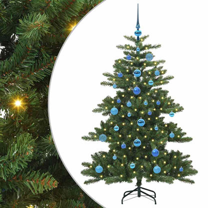 vidaXL Artificial Hinged Christmas Tree Green 150 cm PVC and Steel - 51819