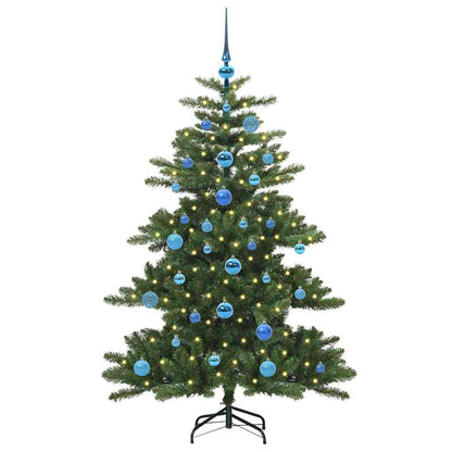 vidaXL Artificial Hinged Christmas Tree Green 150 cm PVC and Steel - 51819
