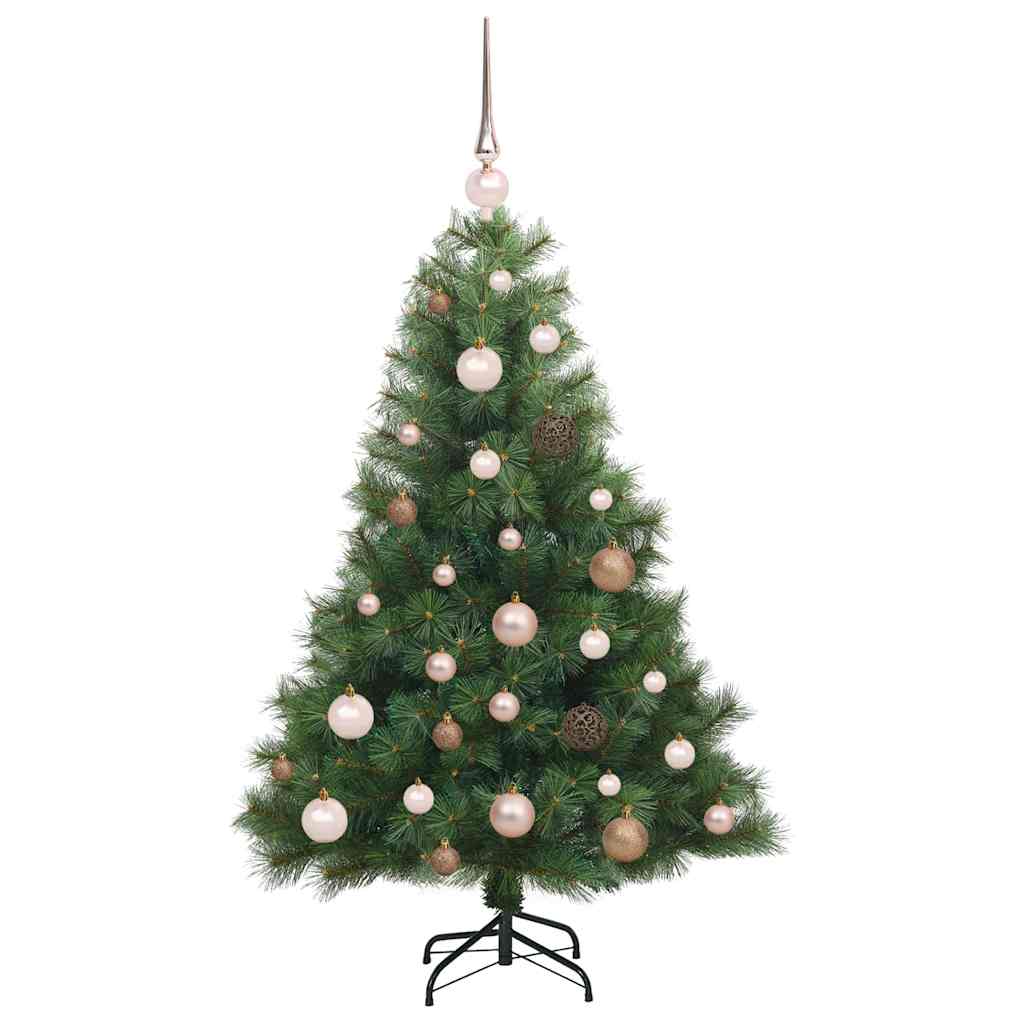 vidaXL Artificial Christmas Tree with 150 LEDs Green 120 cm PE and PVC - 52082