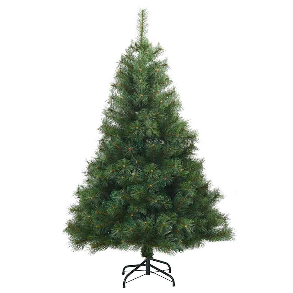 vidaXL Artificial Christmas Tree with 150 LEDs Green 120 cm PE and PVC - 52091