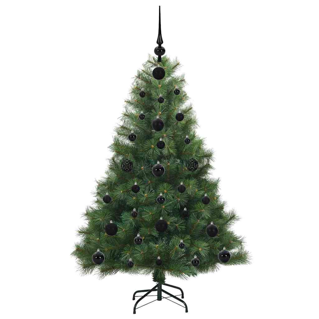 vidaXL Artificial Christmas Tree with 150 LEDs Green 120 cm PE and PVC - 52092