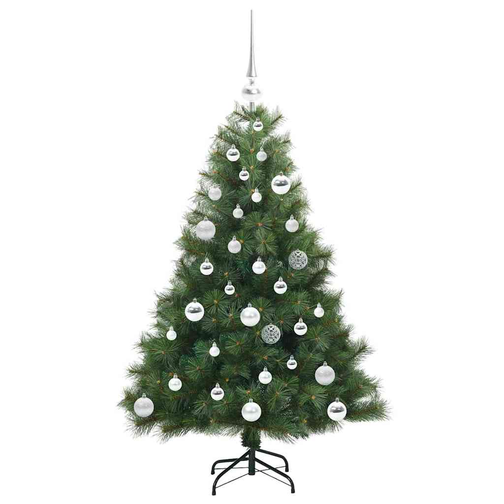 vidaXL Artificial Christmas Tree with 150 LEDs Green 120 cm PE and PVC - 52125