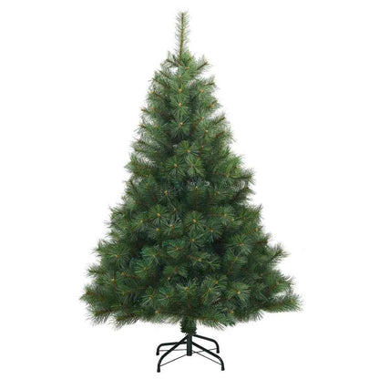 vidaXL Artificial Christmas Tree with 150 LEDs Green 120 cm PE and PVC - 52130