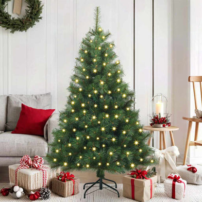 vidaXL Artificial Christmas Tree Green 150 cm PE and PVC - 52137