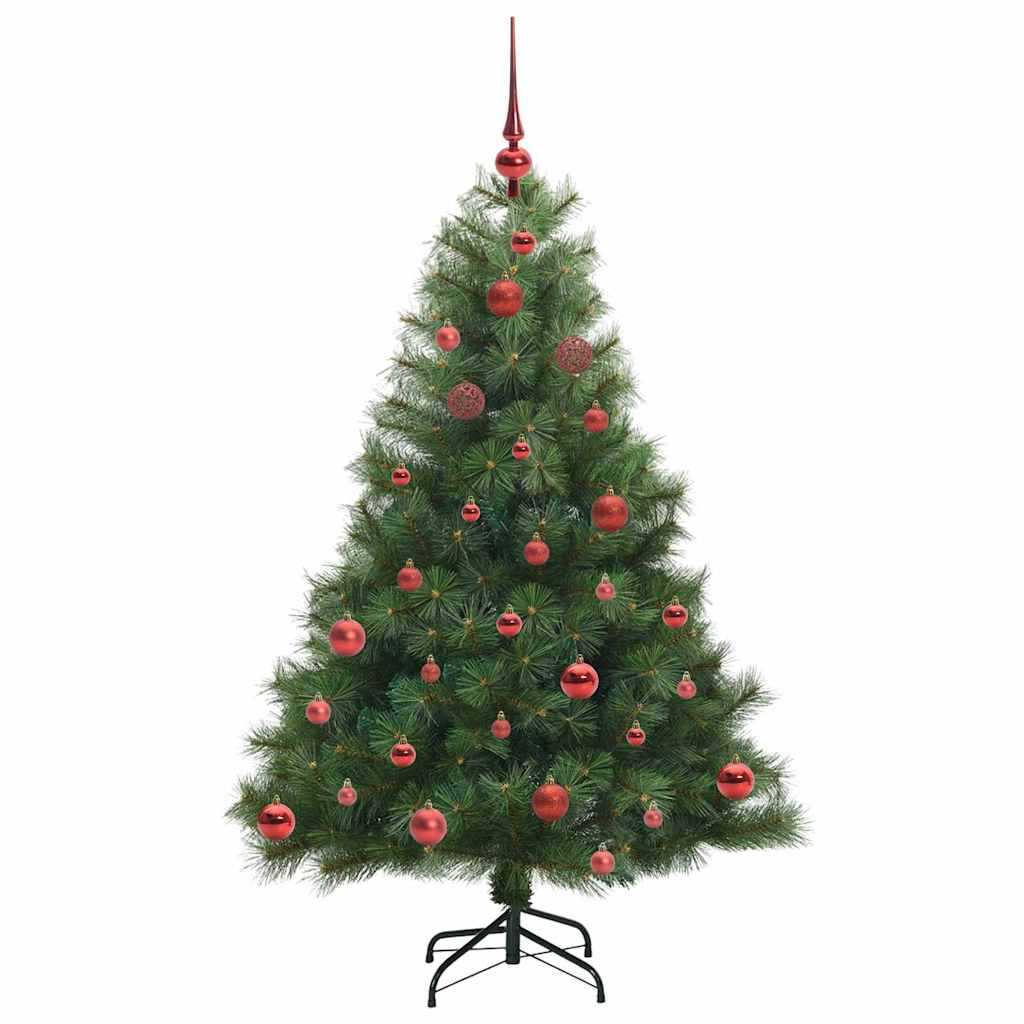 vidaXL Artificial Christmas Tree with 150 LEDs Green 150 cm PE and PVC - 52145