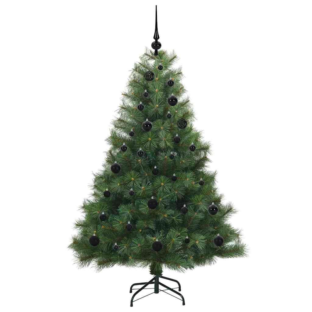 vidaXL Artificial Christmas Tree with 150 LEDs Green 150 cm PE and PVC - 52150