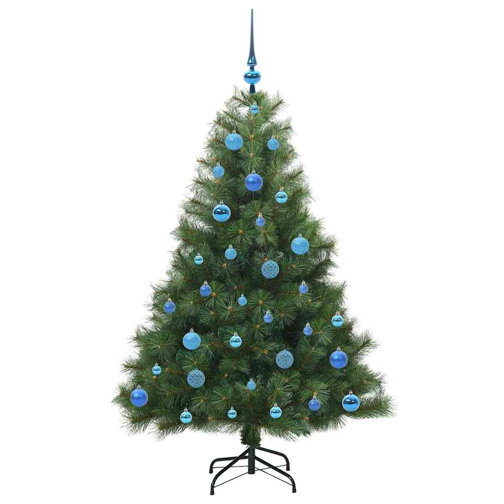 vidaXL Artificial Christmas Tree with 150 LEDs Green 150 cm PE and PVC - 52277