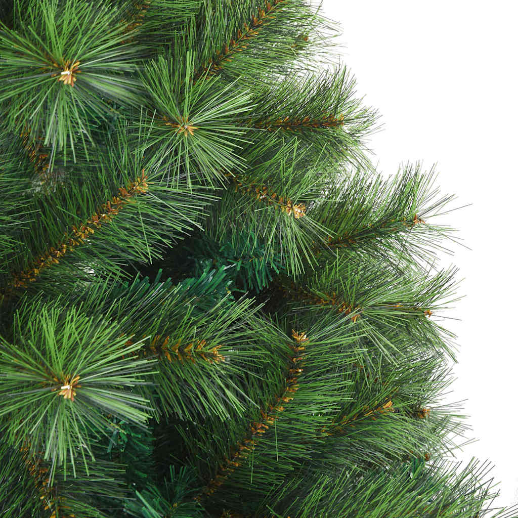vidaXL Artificial Christmas Tree with 300 LEDs Green 180 cm PE and PVC - 52337