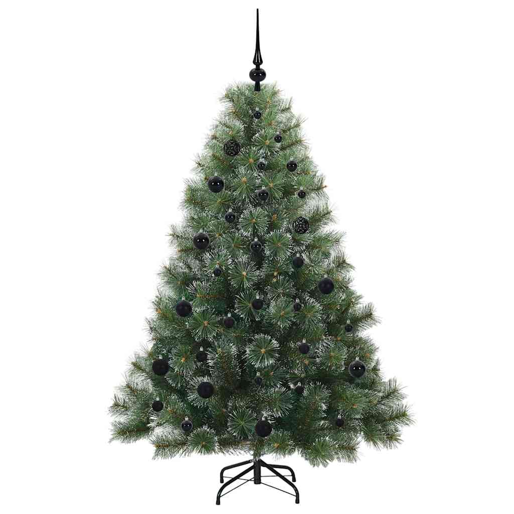 vidaXL Artificial Christmas Tree with 150 LEDs Green 150 cm PE and PVC - 52394