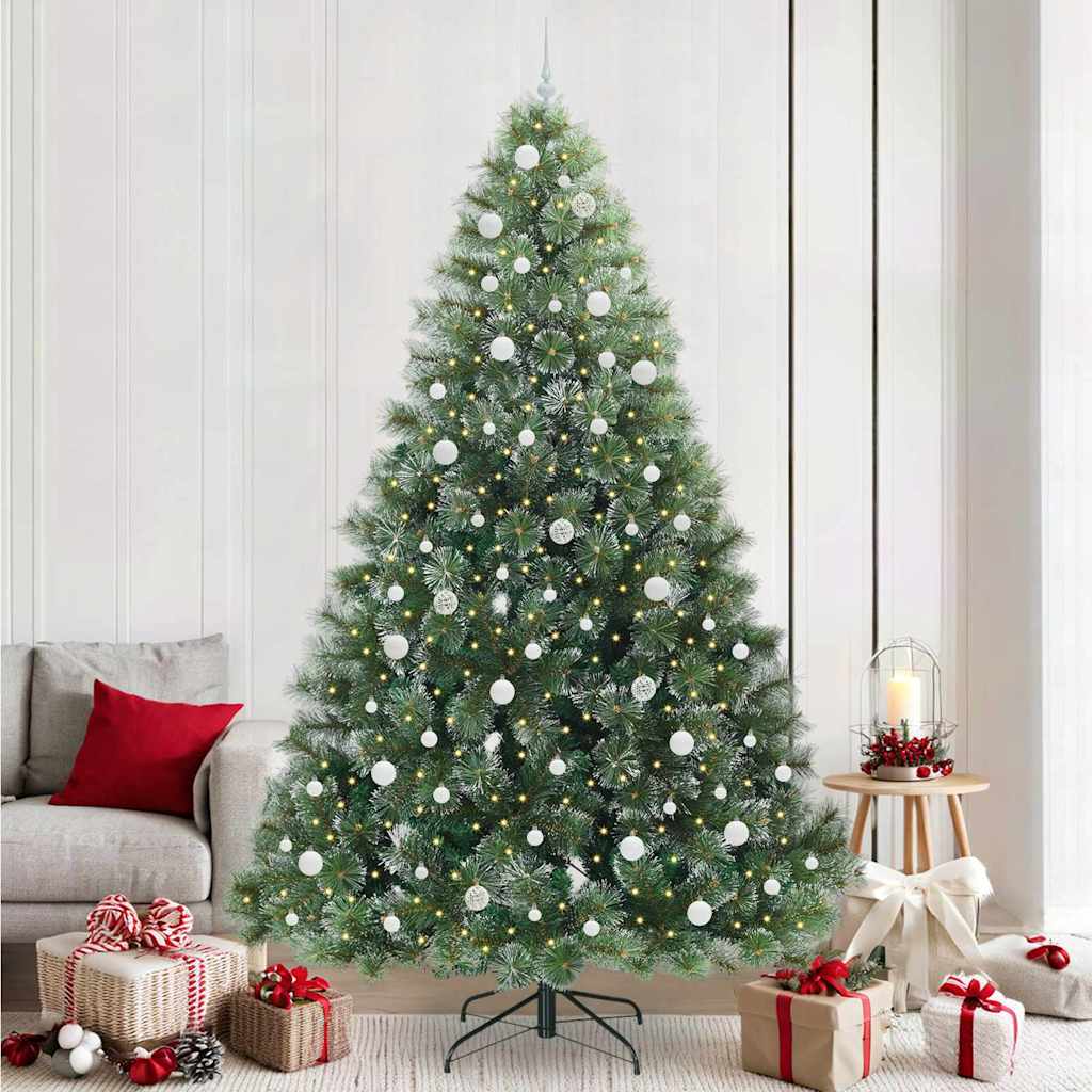vidaXL Artificial Christmas Tree Green 240 cm PE and PVC - 52588