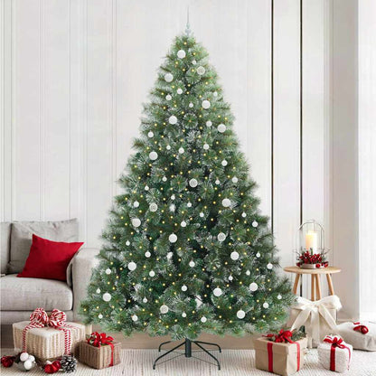 vidaXL Artificial Christmas Tree Green 240 cm PE and PVC - 52588