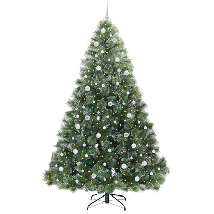 vidaXL Artificial Christmas Tree Green 240 cm PE and PVC - 52588