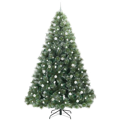 vidaXL Artificial Christmas Tree Green 240 cm PE and PVC - 52588