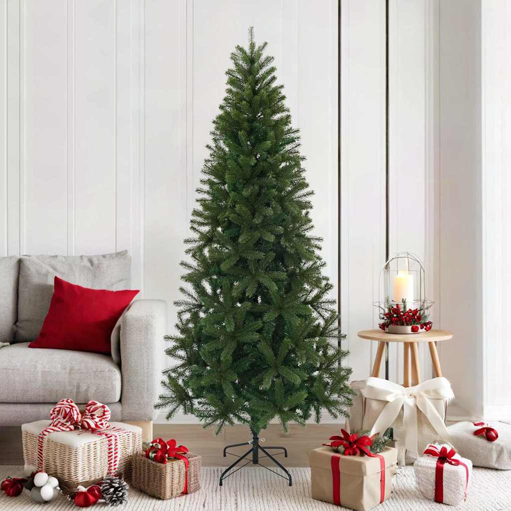 vidaXL Artificial Christmas Tree Green 180 cm PVC, PE and steel