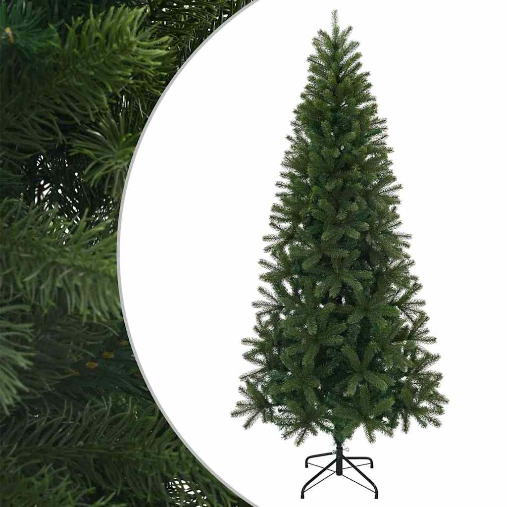 vidaXL Artificial Christmas Tree Green 240 cm PVC, PE and steel
