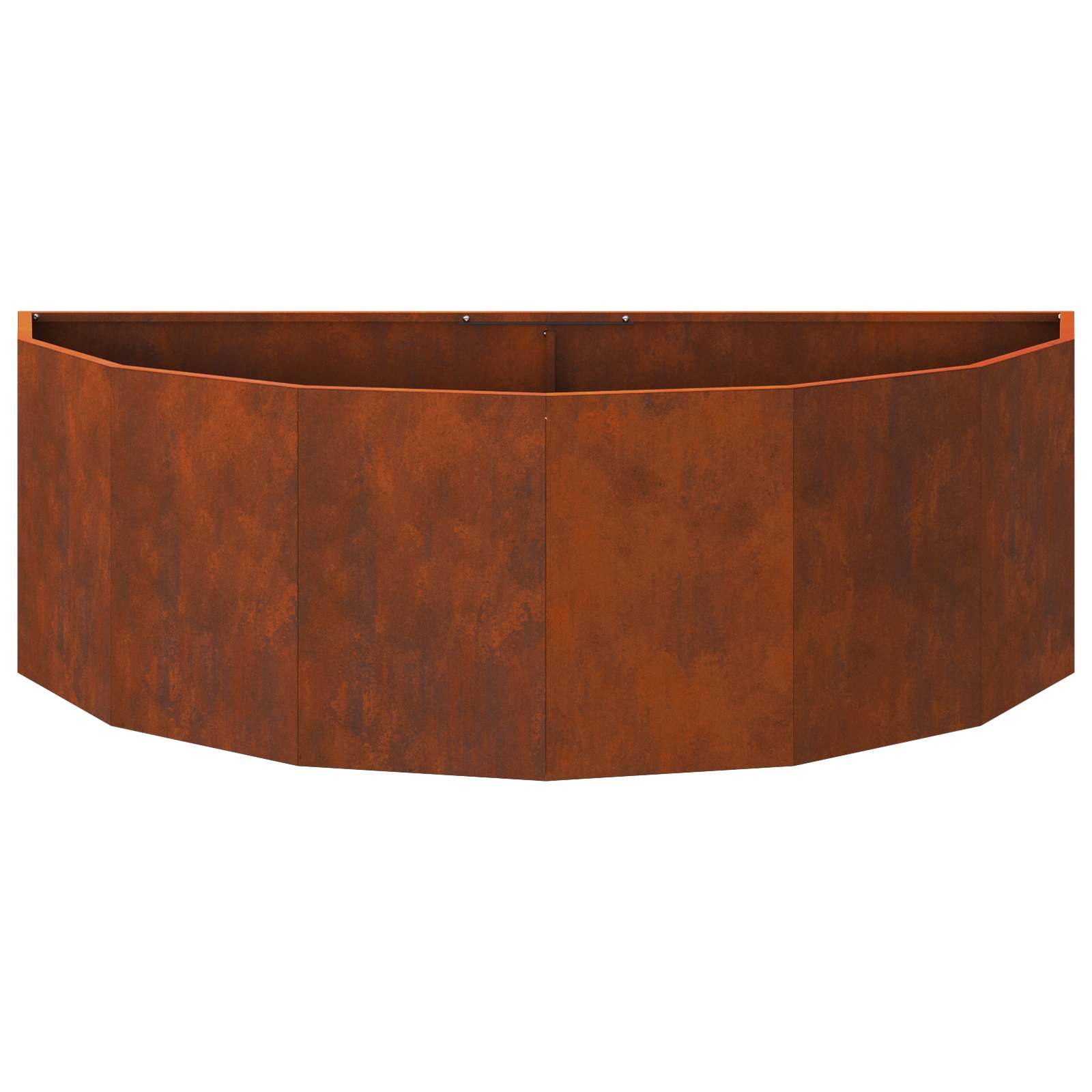 vidaXL Planter Rusty 120 x 60 x 35 cm Weathering Steel - Brown