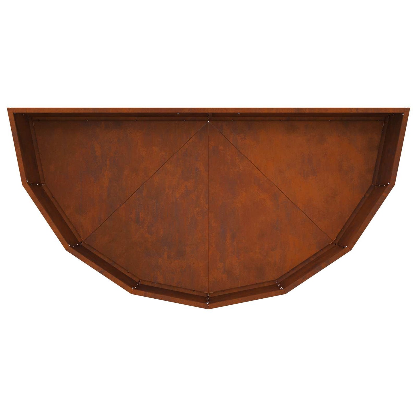 vidaXL Planter Rusty 120 x 60 x 35 cm Weathering Steel - Brown