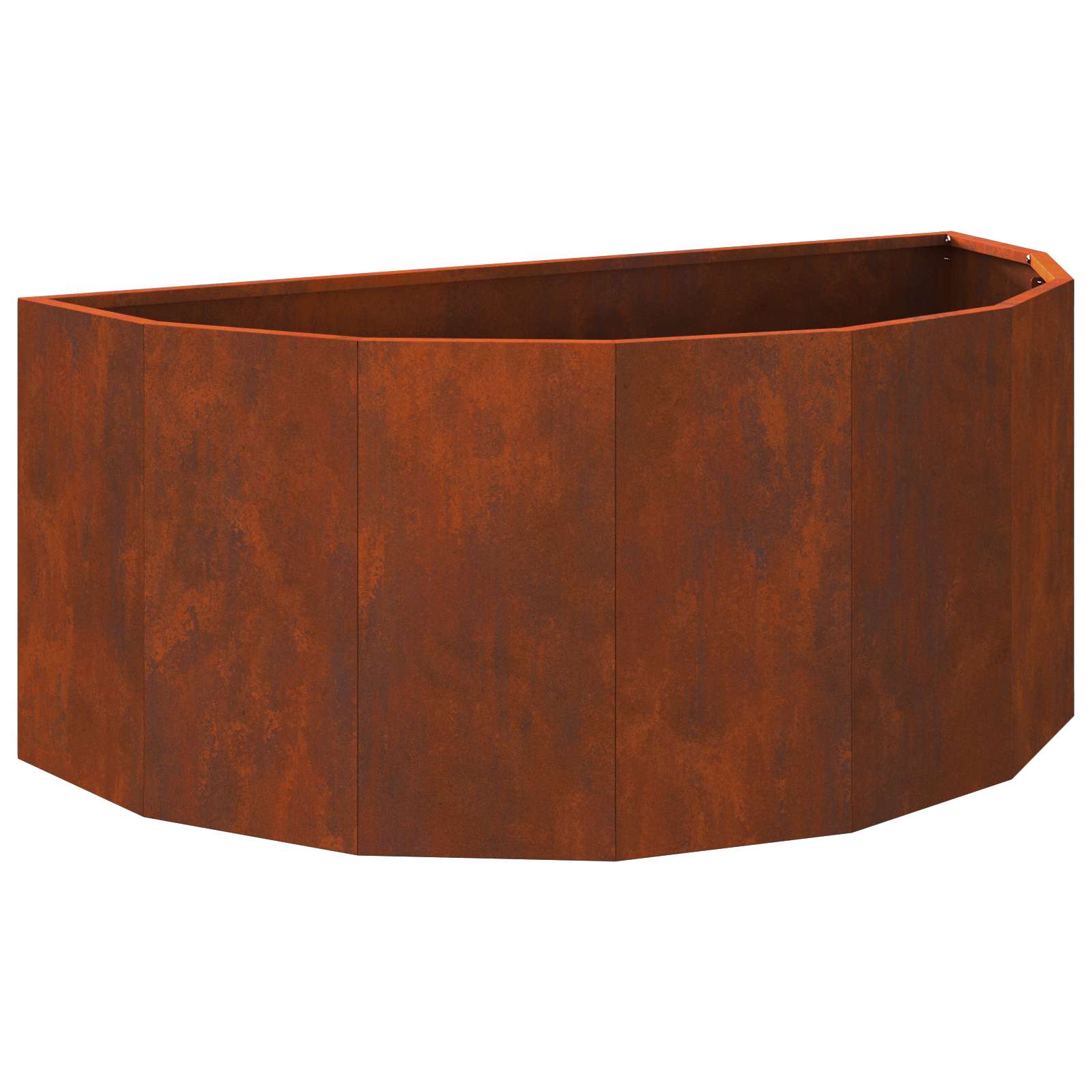 vidaXL Planter Rusty 90 x 45 x 35 cm Weathering Steel - Brown