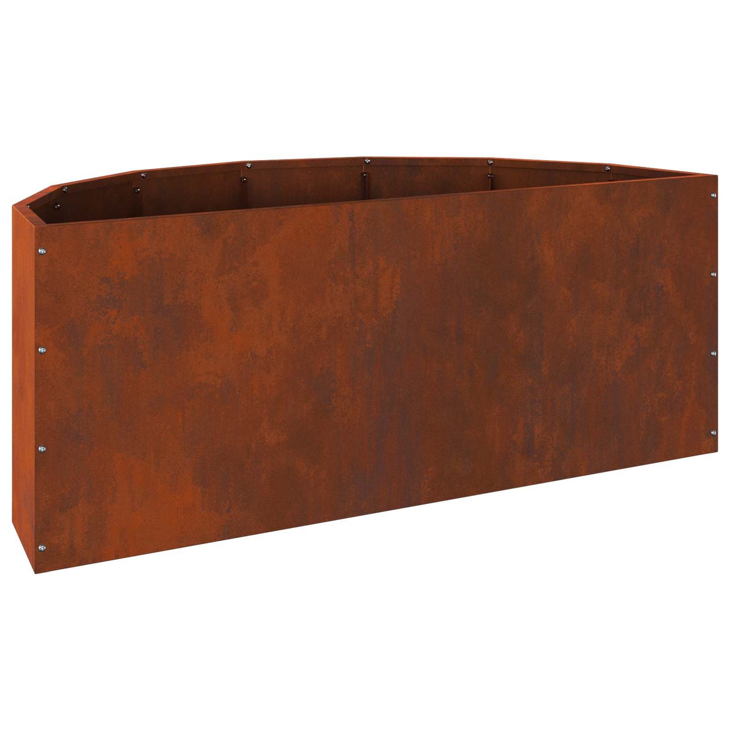 vidaXL Planter Rusty 90 x 45 x 35 cm Weathering Steel - Brown