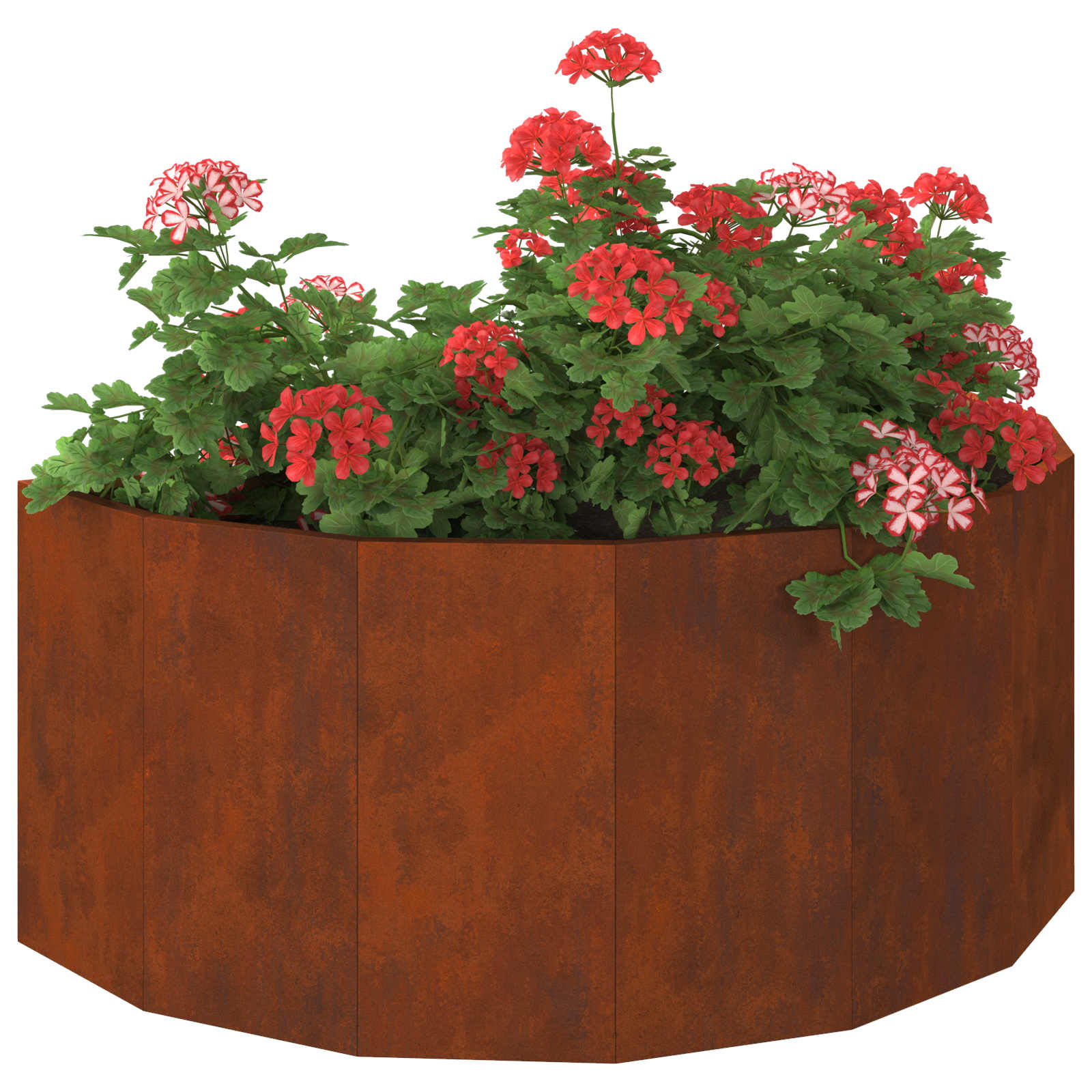 vidaXL Planter Rusty 90 x 45 x 35 cm Weathering Steel - Brown