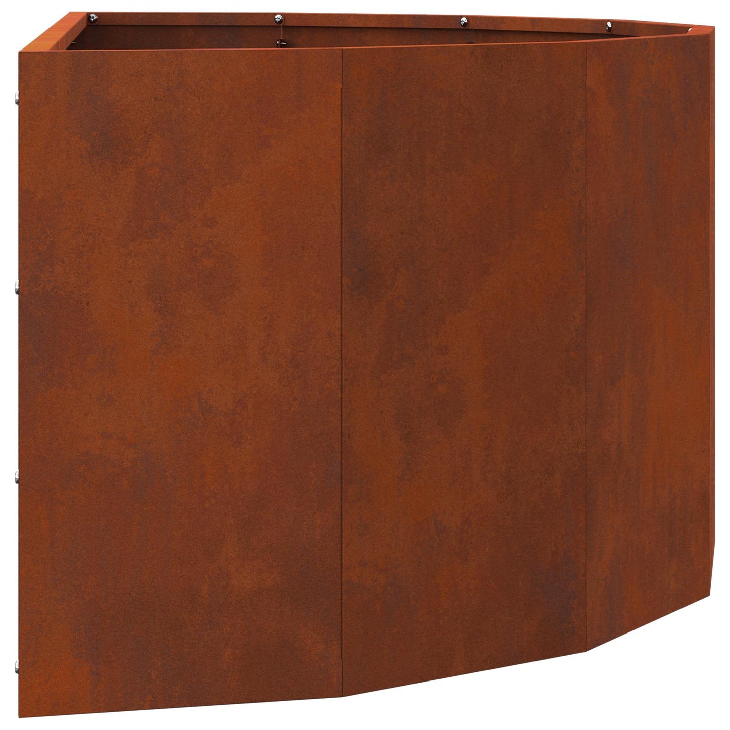 vidaXL Planter Rusty 90 x 45 x 35 cm Weathering Steel - Brown