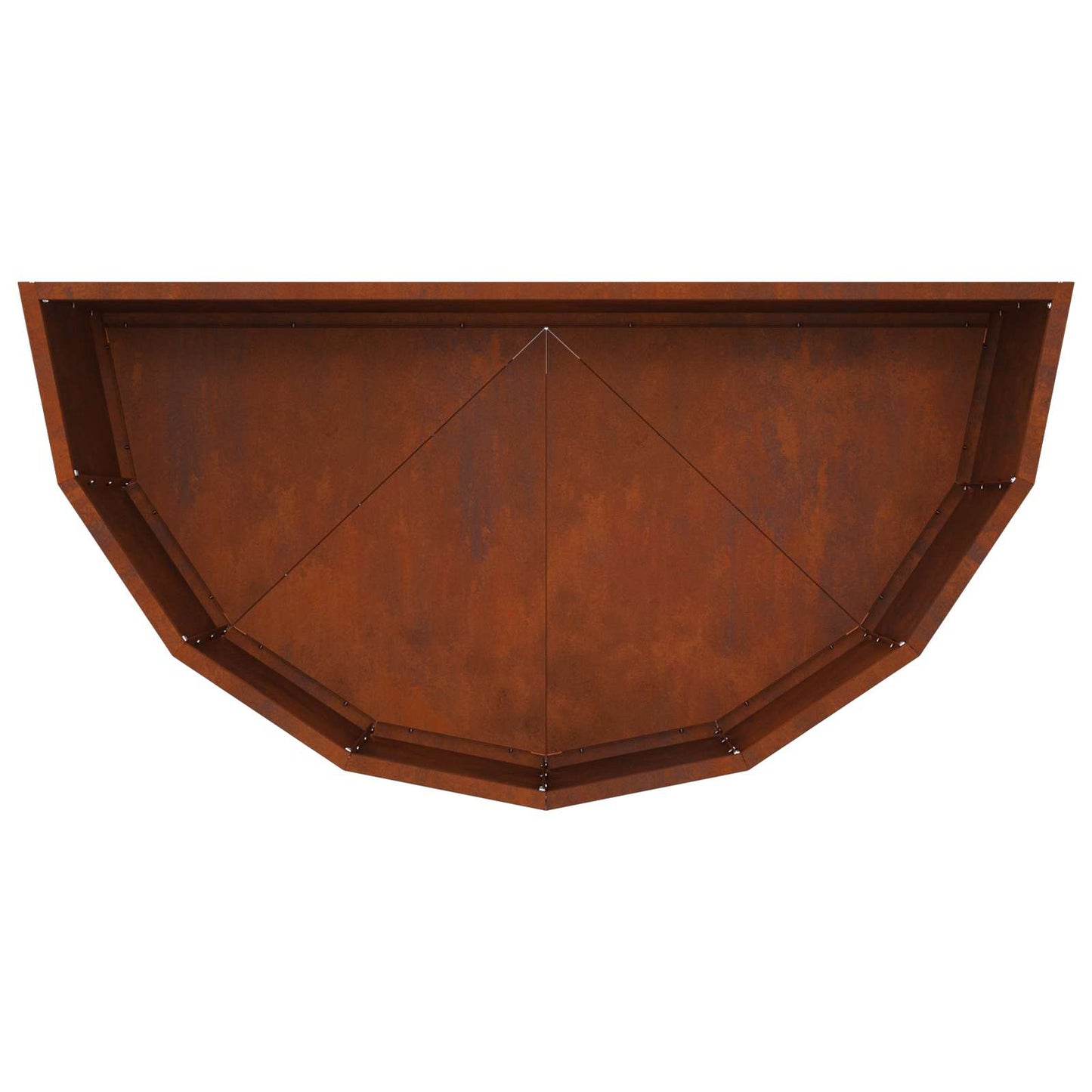 vidaXL Planter Rusty 90 x 45 x 35 cm Weathering Steel - Brown