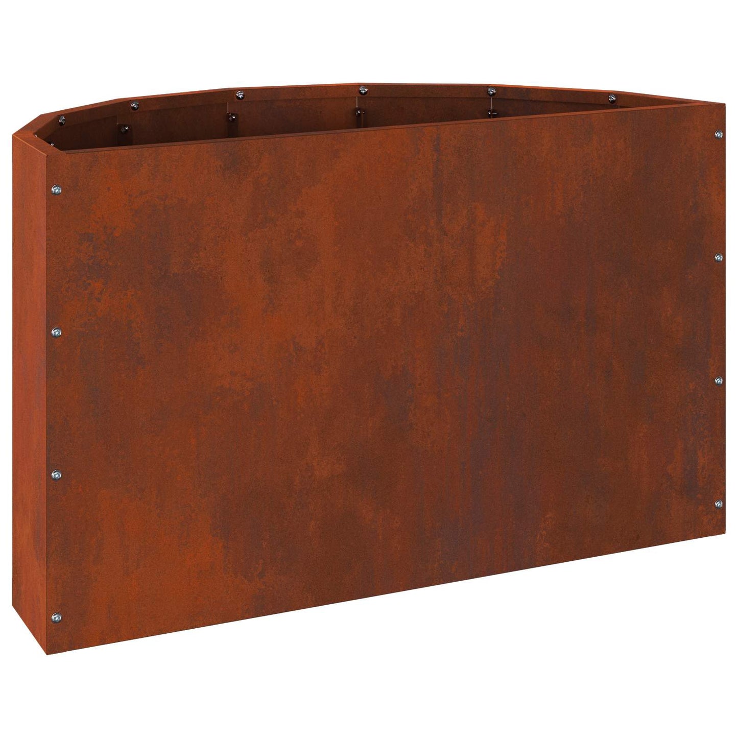 vidaXL Planter Rusty 60 x 30 x 35 cm Weathering Steel - Brown